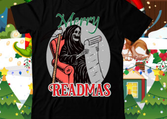 Merry Readmas T-Shirt Design , Merry Readmas Sublimation SVG , Christmas SVG Mega Bundle , 220 Christmas Design , Christmas svg bundle , 20 christmas t-shirt design , winter svg
