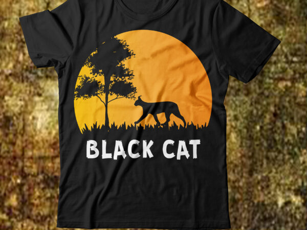 Black cat t-shirt design,cat t-shirt design, cat t shirt design, t shirt design site, t shirt designer website, design t shirts with canva, t shirt designers, kitty t shirt design,
