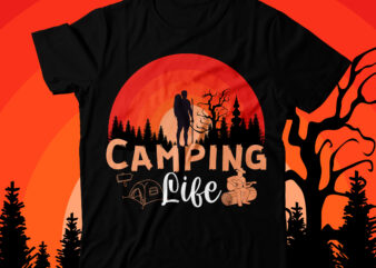Camping Life T-Shirt Design , Camping Crew T-Shirt Design , Camping Crew T-Shirt Design Vector , camping T-shirt Desig,Happy Camper Shirt, Happy Camper Tshirt, Happy Camper Gift, Camping Shirt, Camping