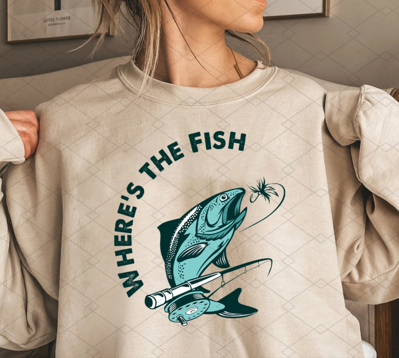 WTF Funny Fishing Where is the Fish png, Gift For Men, Funny Fishing, Fishing Lover, Gift For Dad, Fishing Gift PNG File TL