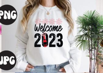 Welcome 2023 SVG design, Welcome 2023 SVG cut file, New Year’s 2023 Png, New Year Same Hot Mess Png, New Year’s Sublimation Design, Retro New Year Png, Happy New Year