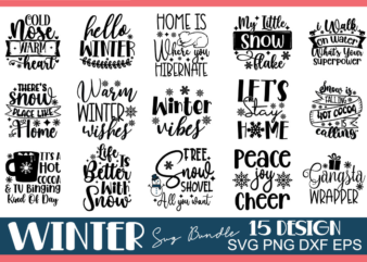 Winter SVG Bundle