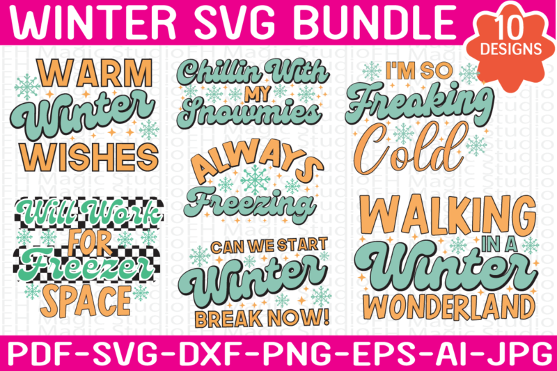 Winter SVG Bundle