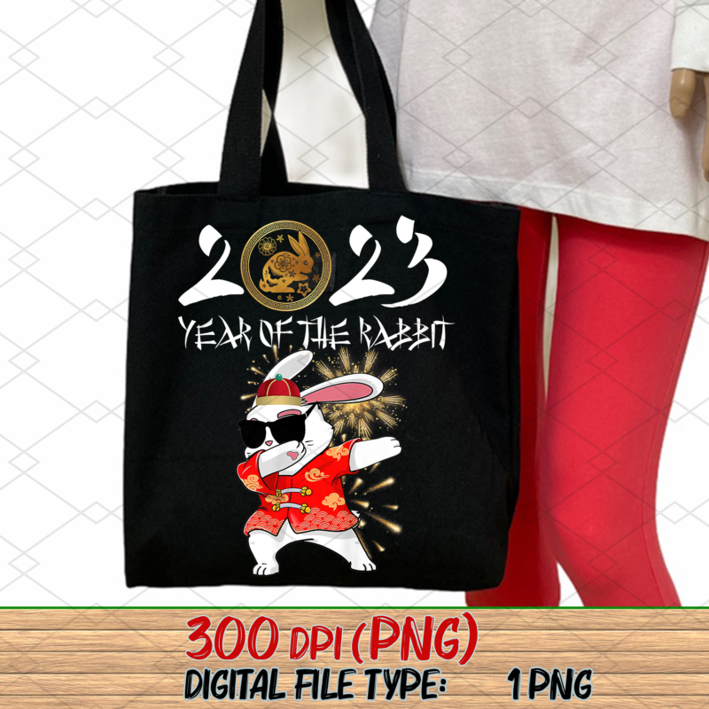 Year Of The Rabbit 2023 Chinese New Year 2023 Dabbing Rabbit NL