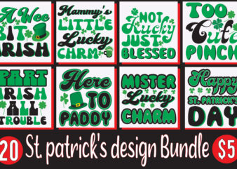 St.Patrick’s Day retro design bundle,St.Patrick’s Day SVG design bundle,St Patrick’s Day Bundle,St Patrick’s Day SVG Bundle,Feelin Lucky PNG, Lucky Png, Lucky Vibes, Retro Smiley Face, Leopard Png, St Patrick’s Day
