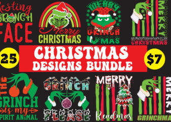 Christmas Grinch T shirt design bundle,christmas svg mega bundle ,130 christmas design bundle , christmas svg bundle , 20 christmas t-shirt design , winter svg bundle, christmas svg, winter svg,