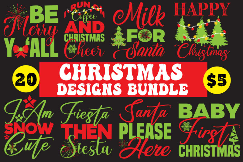 Christmas T shirt design bundle, Christmas SVG cut file design, Christmas SVG design bundle ,christmas svg mega bundle , 130 christmas design bundle , christmas svg bundle , 20 christmas