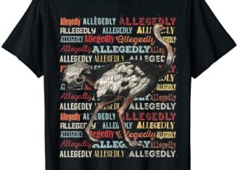 allegedly ostrich flightless ostrich retro bird lover t shirt men