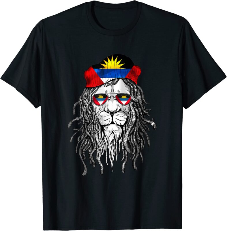 antigua and barbuda tshirt antigua and barbuda flag lion tee men