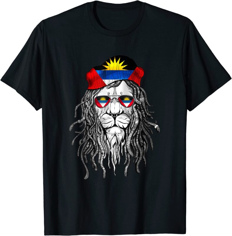 Antigua And Barbuda Tshirt Antigua And Barbuda Flag Lion Tee Antigua And Barbuda Tshirt Antigua And Barbuda Flag Lion Tee