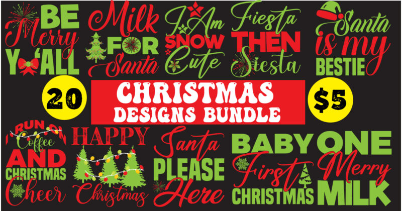 Christmas T shirt design bundle, Christmas SVG cut file design, Christmas SVG design bundle ,christmas svg mega bundle , 130 christmas design bundle , christmas svg bundle , 20 christmas