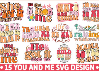 You and Me Svg Design Bundle