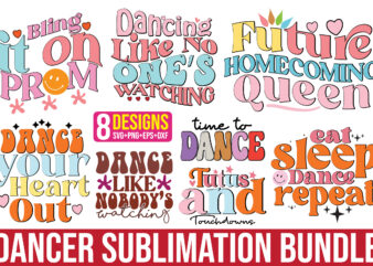 Dance Sublimation Design Bundle