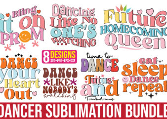 Dance sublimation design bundle