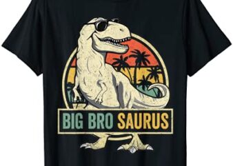 bigbrosaurus t rex dinosaur big bro saurus brother family t shirt men