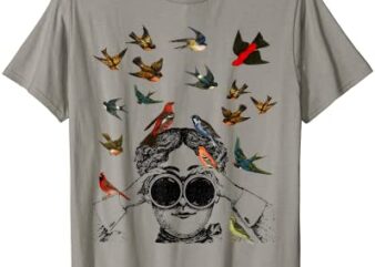 birdwatching gifts ornithologist twitcher bird lover t shirt men