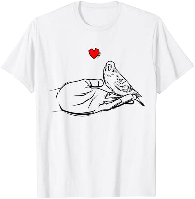 Budgie love parakeet budgerigar women t shirt men