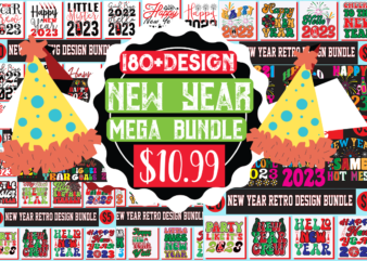 New year Mega bundle, New year SVG design bundle, SVG cut file, SVG design, New Year’s 2023 Png, New Year Same Hot Mess Png, New Year’s Sublimation Design, Retro New