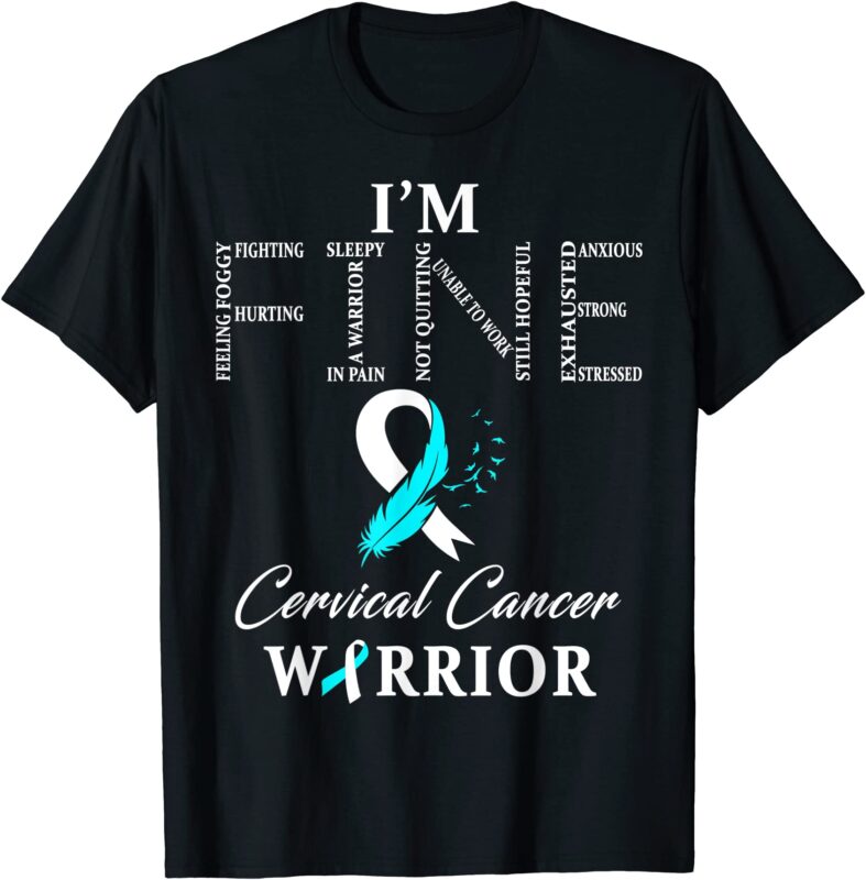 20 Cervical Cancer Awareness PNG T-shirt Designs Bundle For Commercial