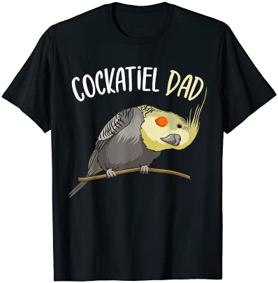 Cockatiel dad funny bird lover men t shirt men