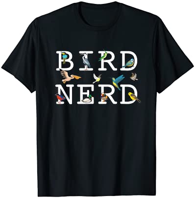 Cool bird lover birdwatching present birdwatcher birder gift t shirt men