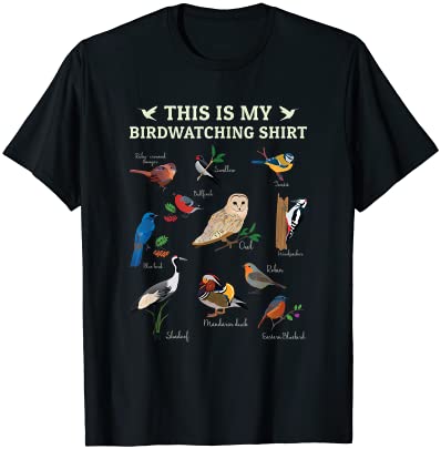 Cool bird lover birdwatching present birdwatcher birder gift t shirt menm7sga6n3ci_29