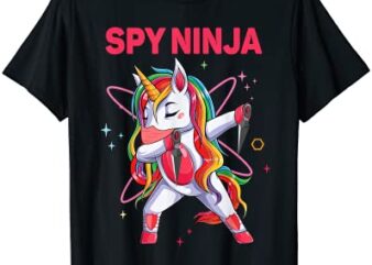 cool gaming spy unicorn ninja gamer boy girl kids gaming t shirt men