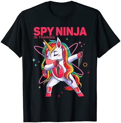 Cool gaming spy unicorn ninja gamer boy girl kids gaming t shirt menwbkgbmuxnc_68