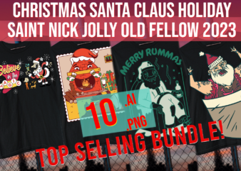 Christmas Santa Claus Holiday Saint Nick Jolly Old Fellow 2023