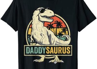 daddy saurus t rex dinosaur men daddysaurus family matching t shirt men
