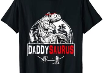 daddysaurus t rex dinosaur funny daddysaurus family matching t shirt men