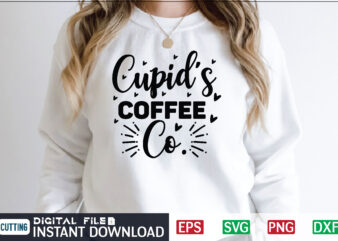 Cupid’s Coffee Co.svg, valentines day svg, valentine svg, valentines svg, happy valentines day, svg files, craft supplies tools, valentine svg, dxf, valentine svg file, for cricut, couple, valentines, love svg,