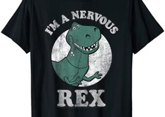 disney pixar toy story i39m a nervous rex dinosaur t shirt men