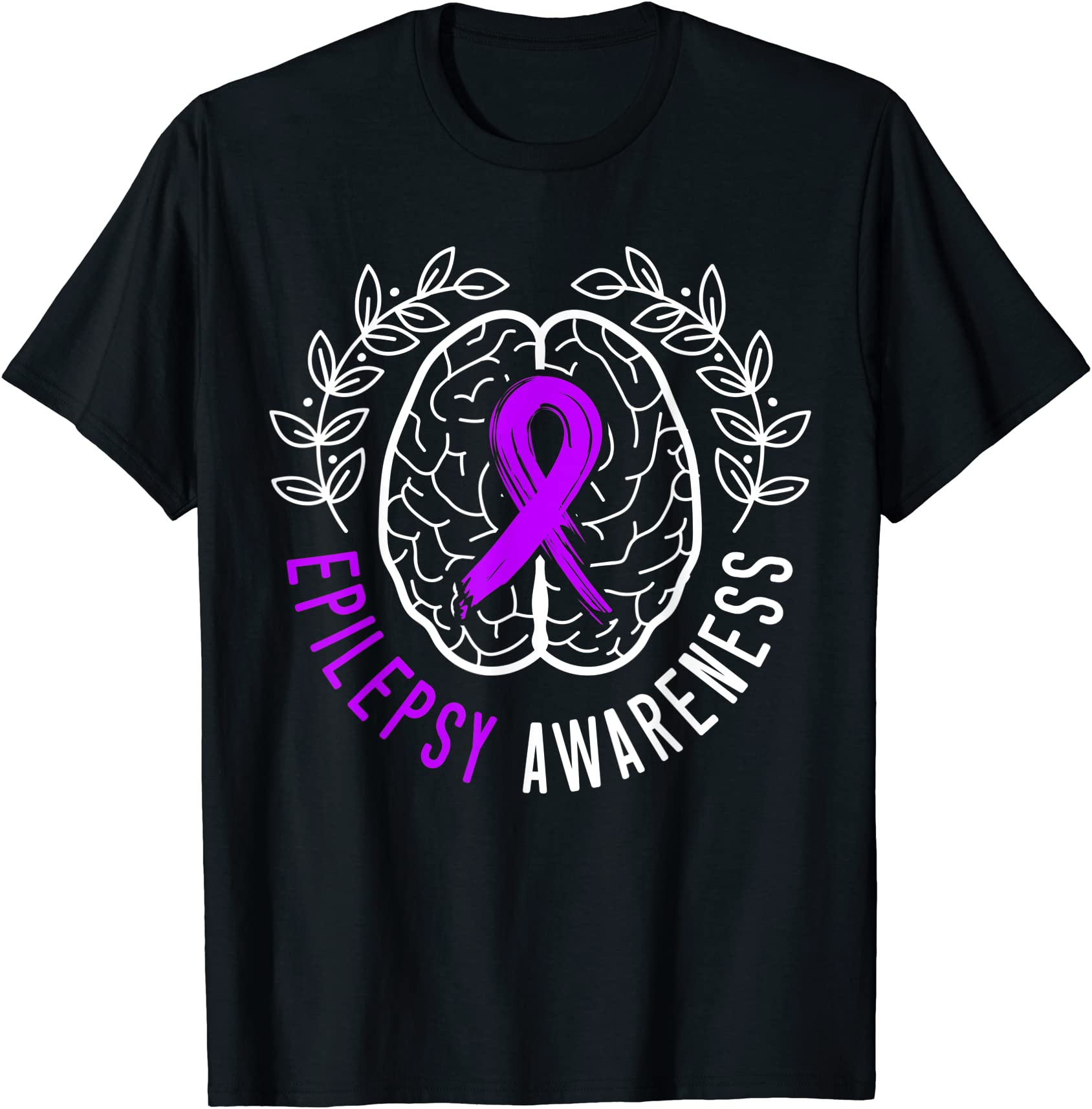 epilepsy awareness epileptic seizure i wear purple t shirt men - Buy t ...