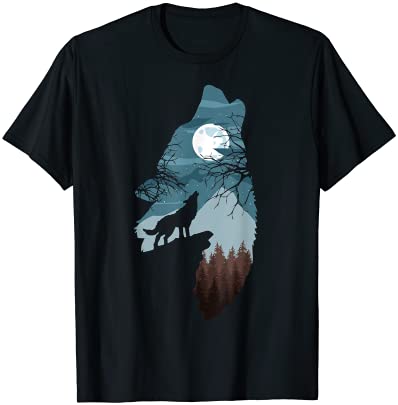 20 Wolf PNG T-shirt Designs Bundle For Commercial Use Part 2, Wolf T ...