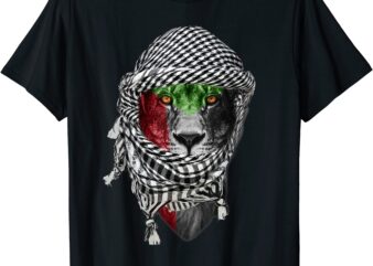 free palestine palestinian lion t shirt men