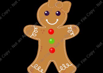 Gingerbread Girl Christmas Cookie Baking Svg, Gingerbread Girl Svg, Gingerbread Christmas Svg, Gingerbread Cookie Baking Svg