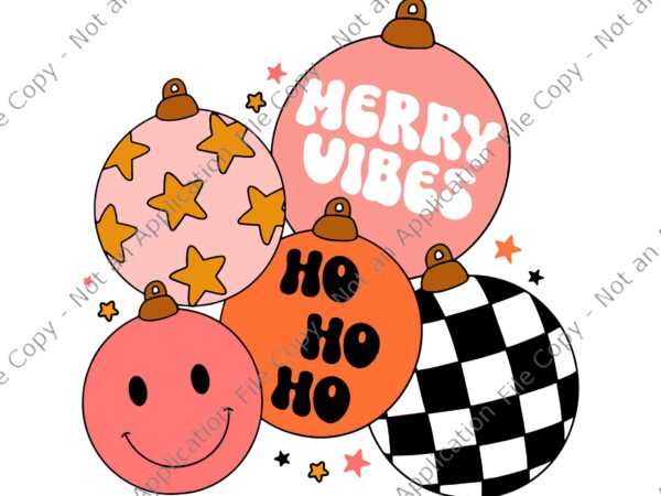 Retro groovy merry vibes christmas cute santa claus xmas svg, merry vibes ho ho ho svg, merry christmas svg, santa claus svg t shirt design online
