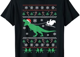 funny dinosaur ugly christmas sweater boys kids christmas t shirt men