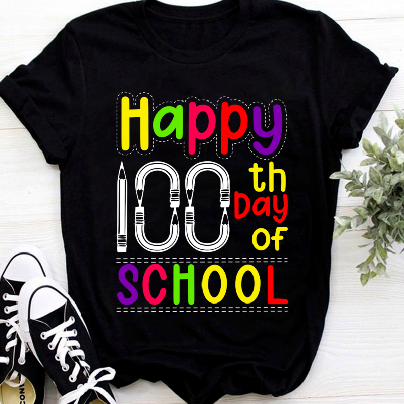24 100 days of school PNG T-shirt Designs Bundle For Commercial Use ...