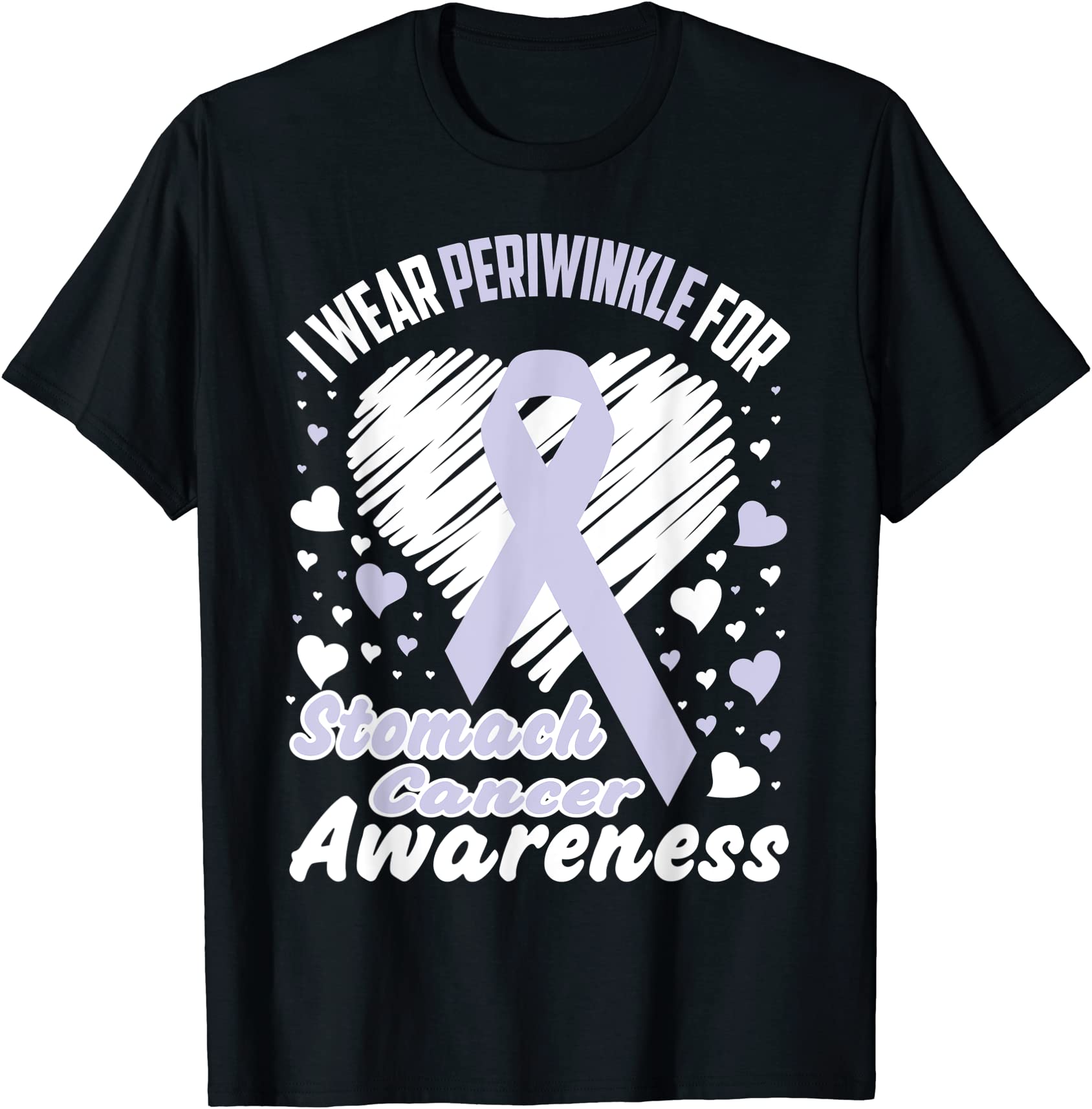 i wear periwinkle for stomach cancer awareness shirt t shirt men - Buy ...