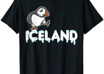 iceland t shirt puffin tshirt funny bird animals lover gift t shirt men