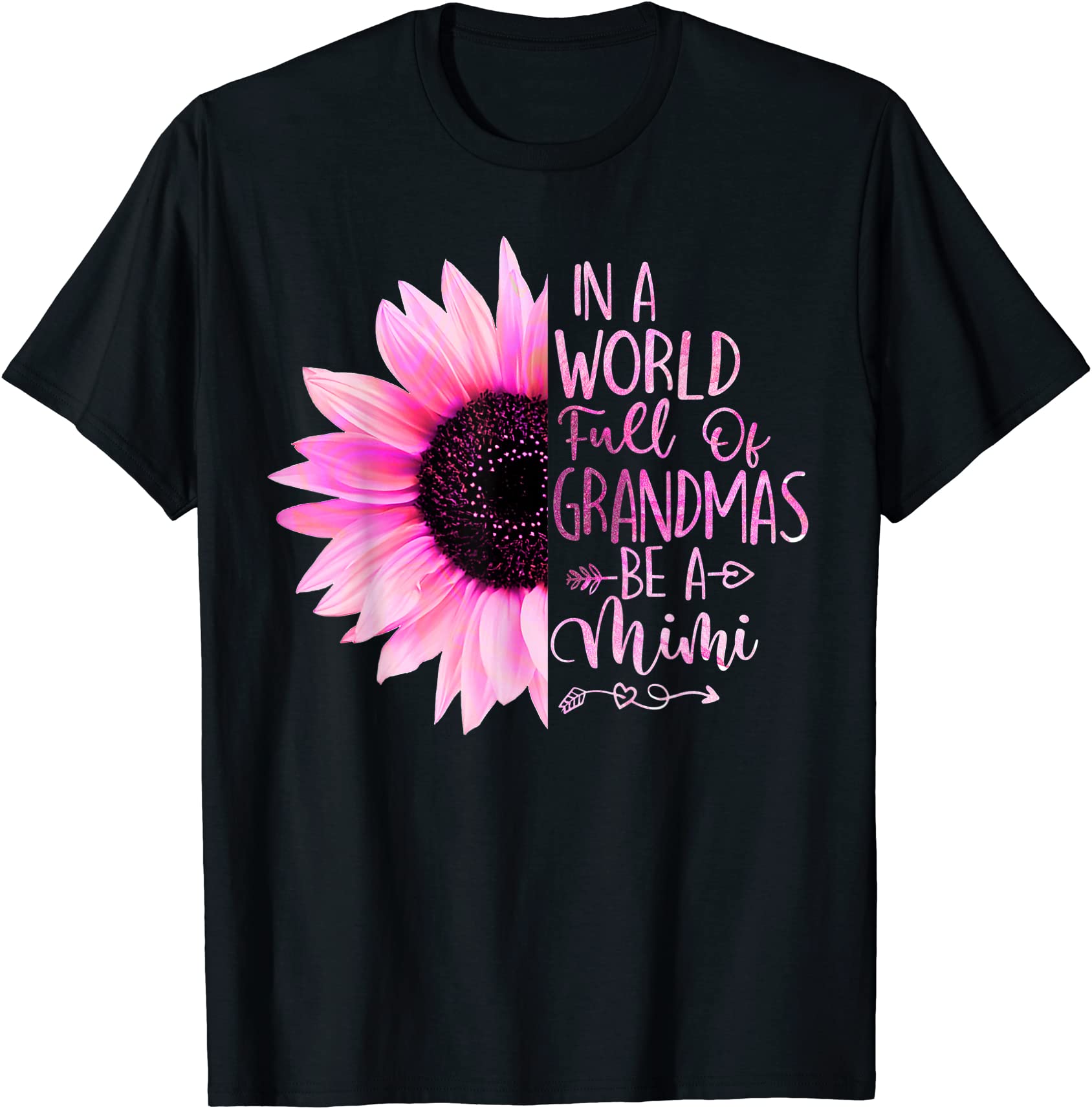 in a world full of grandmas be a mimi sunflower t shirt men - Buy t ...