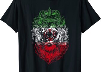 iran lion iranian persian persia t shirt men