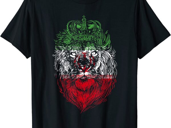 Iran lion iranian persian persia t shirt men