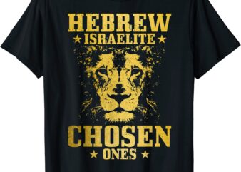 israelite hebrew chosen ones israel lion of judah t shirt men