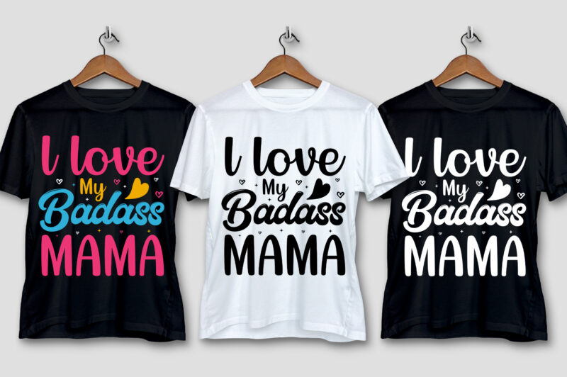 Mom Mama T-Shirt Design Bundle