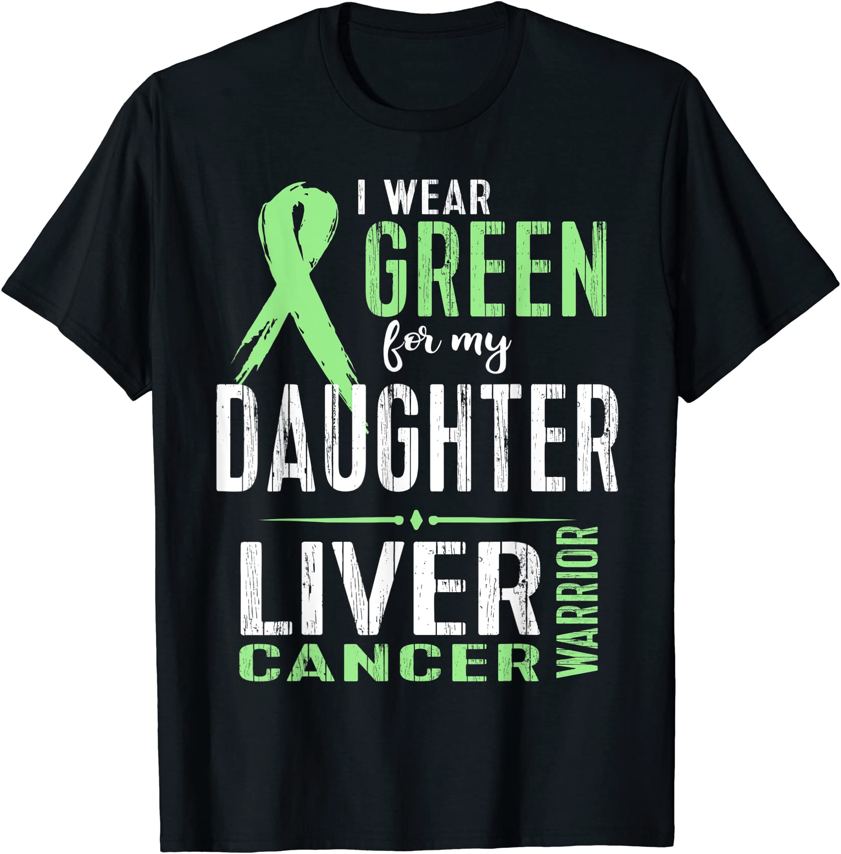 liver cancer awareness t shirt daughter warrior ribbon tee men - Buy t ...
