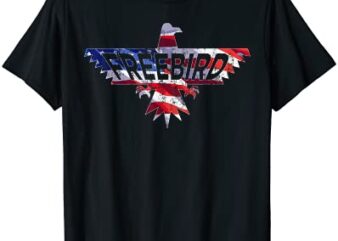 lyriclyfe tee free bird by ronnie van zant amp allen collins men