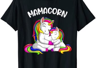 mamacorn unicorn mom mommy mothers day women t shirt men